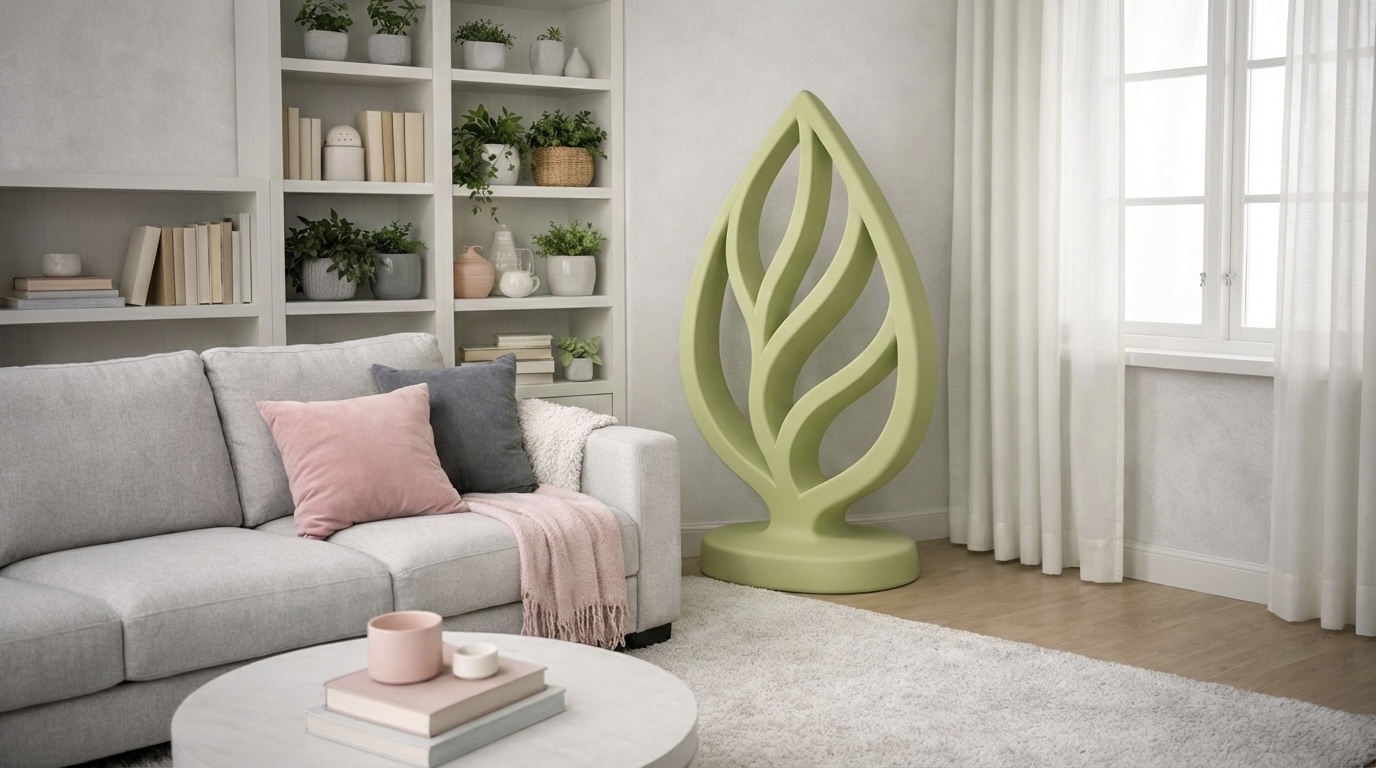 Интерьерная скульптура "Лист"